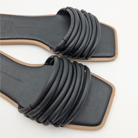 Dolce Vita Nyx Slip-On Slide Sandals Open Toe Women's Black Size US10 EU41 - Picture 10 of 11